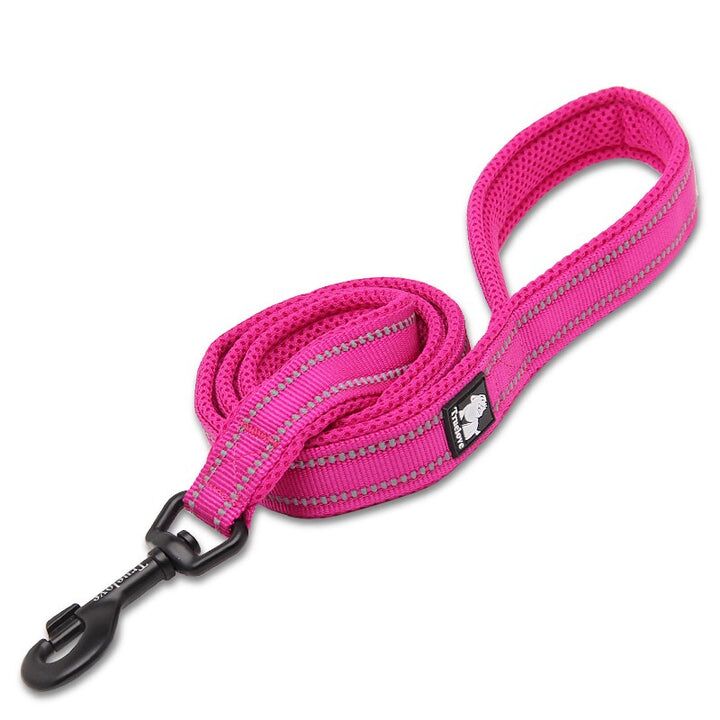 True Love Reflective Pet Leash 2m - Pink, L - Image 2
