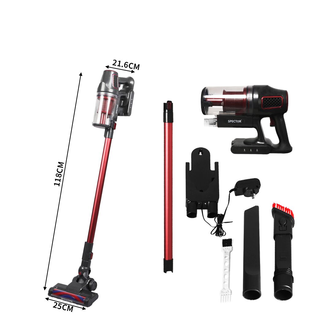 Spector Handheld Vacuum Cleaner Cordless Red - Image 3