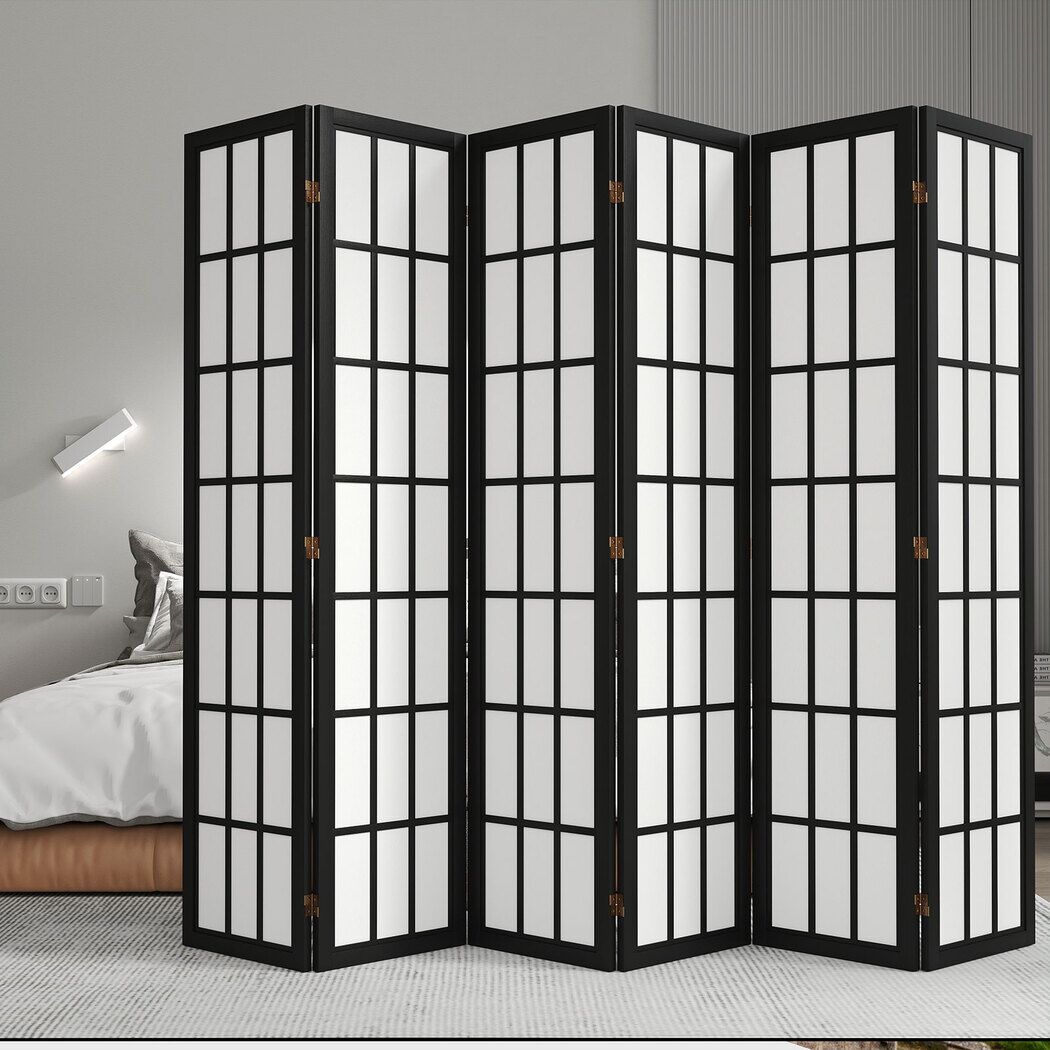 Levede 6 Panel Room Divider 170cm Freestanding Screen - Image 7