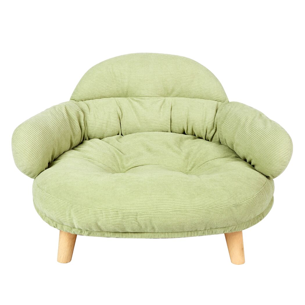 Pawz Elevated Pet Dog Cat Sofa Bed Couch L Size Green