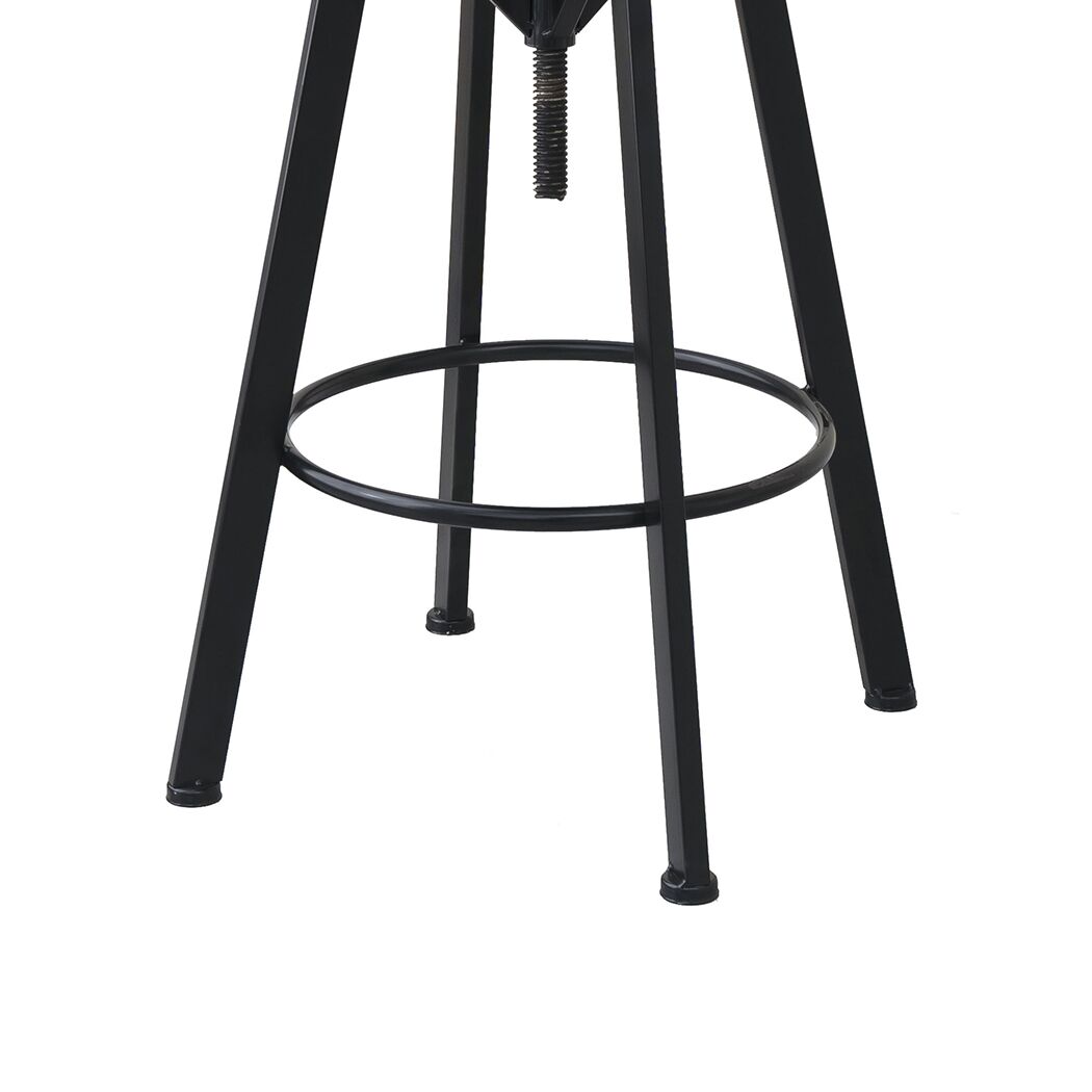 Levede 2x Bar Stool Industrial Adjustable - Image 6