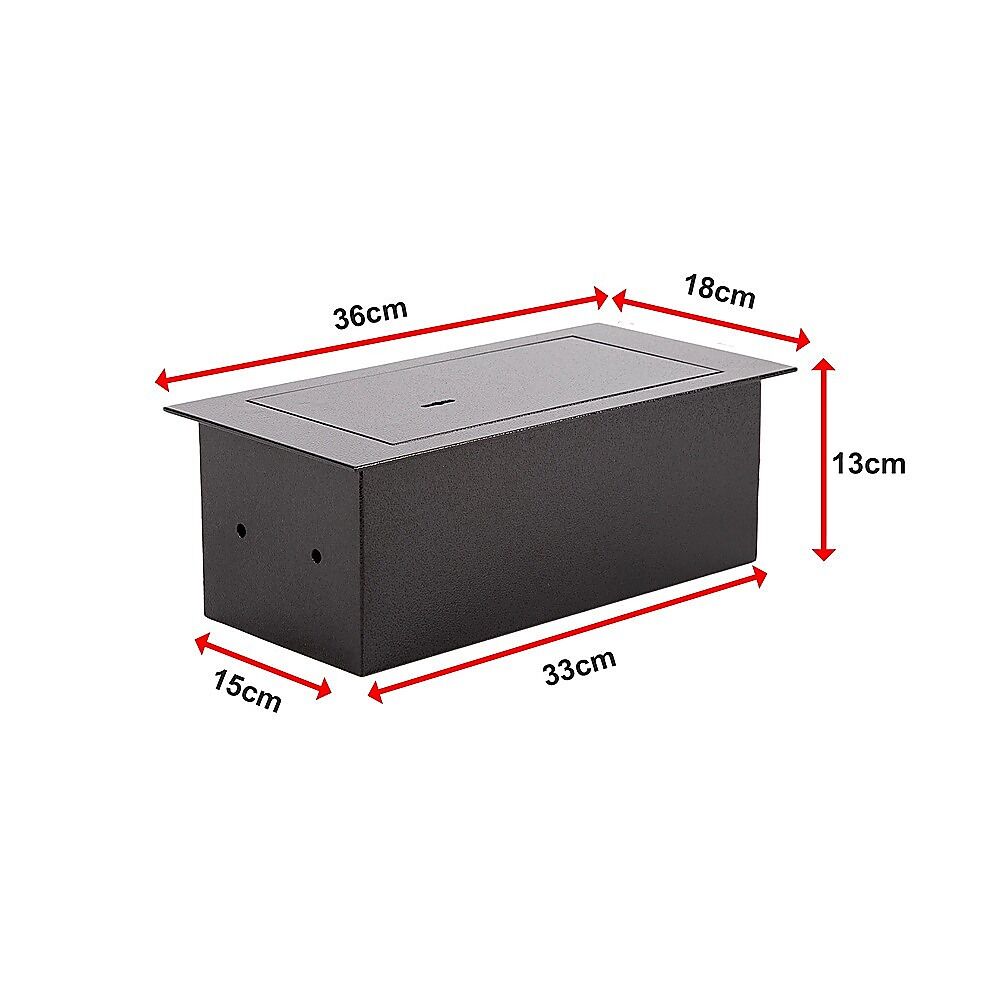 Underfloor Concealed Safe with Key – Heavy Duty Hidden Floor Security Box - Image 12