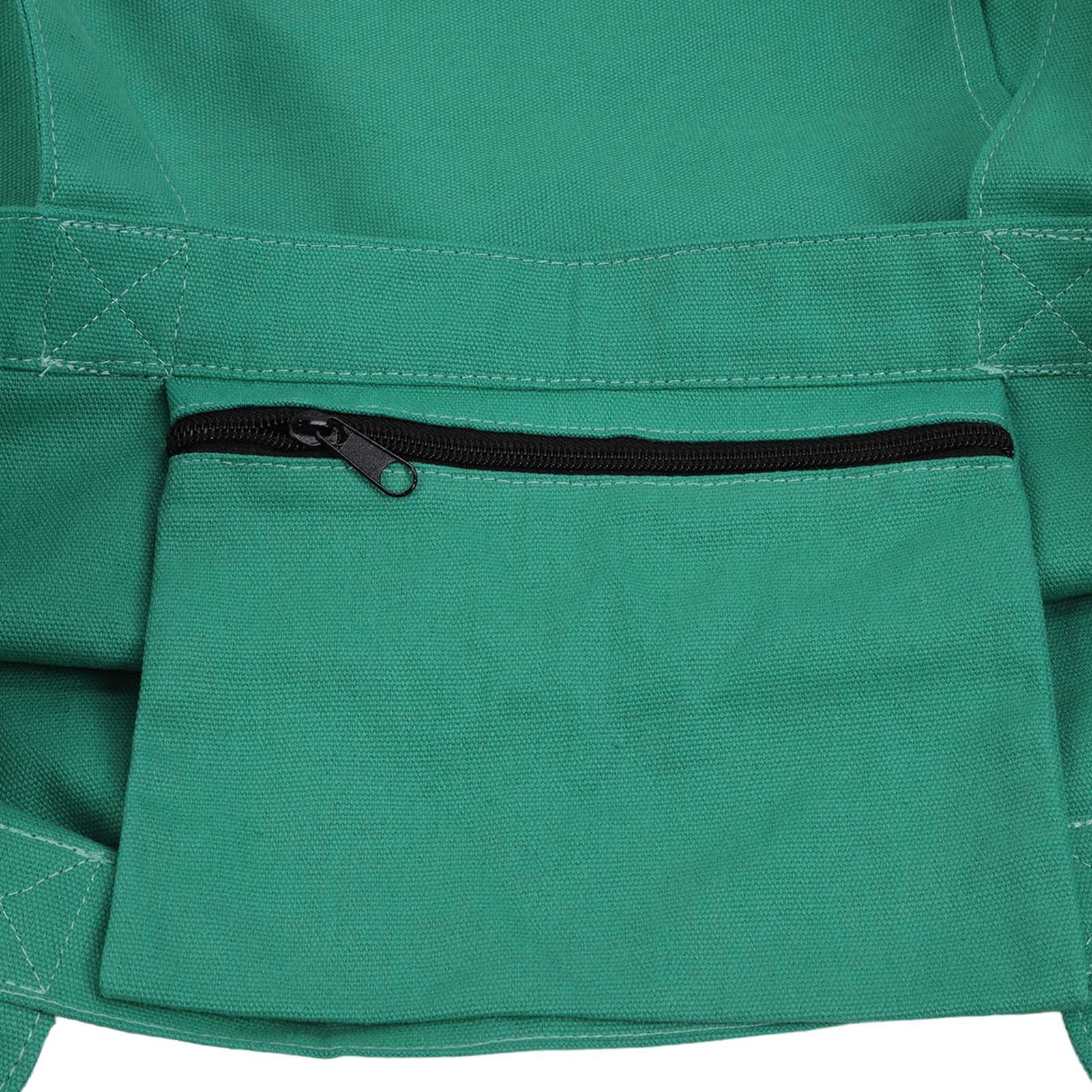 Yoga Tote Bag Large Capacity Portable Yoga Mat Carrier for Office Workout Travel Beach Gym Green - Image 14