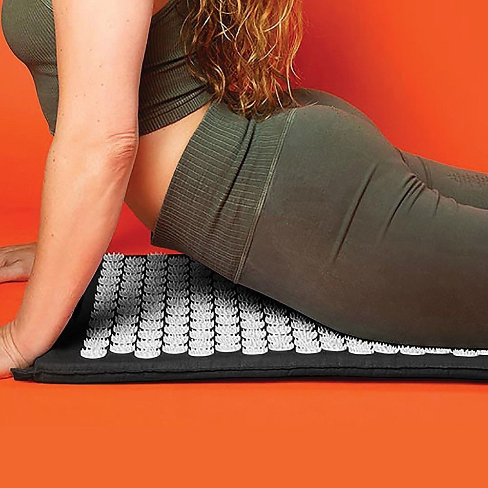 Massage Acupressure Yoga Mat With Pillow Sit Mats Cut Pain Stress Soreness - Image 2