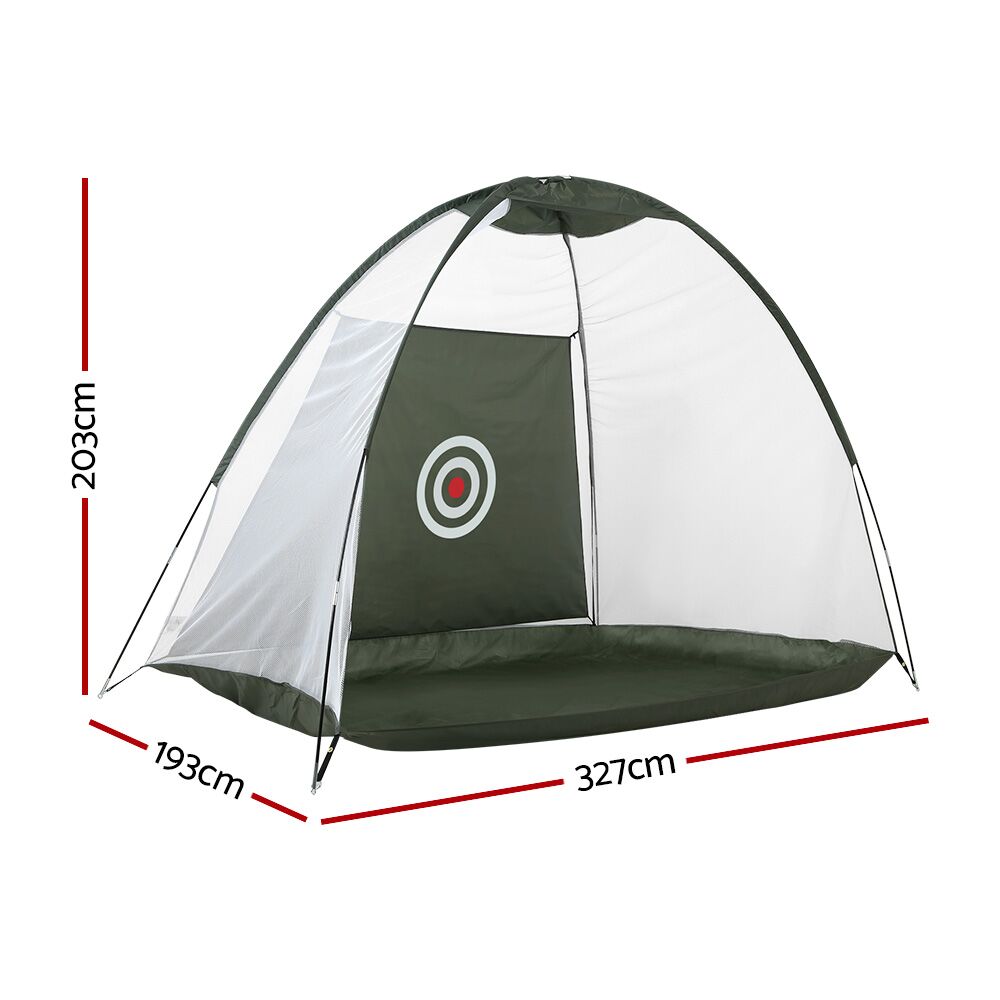 Everfit 3M Golf Practice Net Portable Training Aid Driving Target Tent Green - Image 2