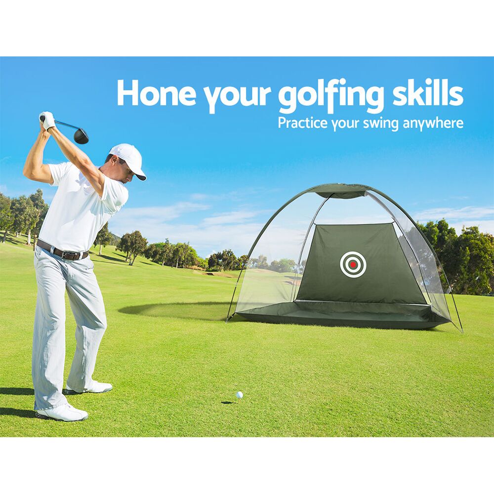 Everfit 3M Golf Practice Net Portable Training Aid Driving Target Tent Green - Image 5