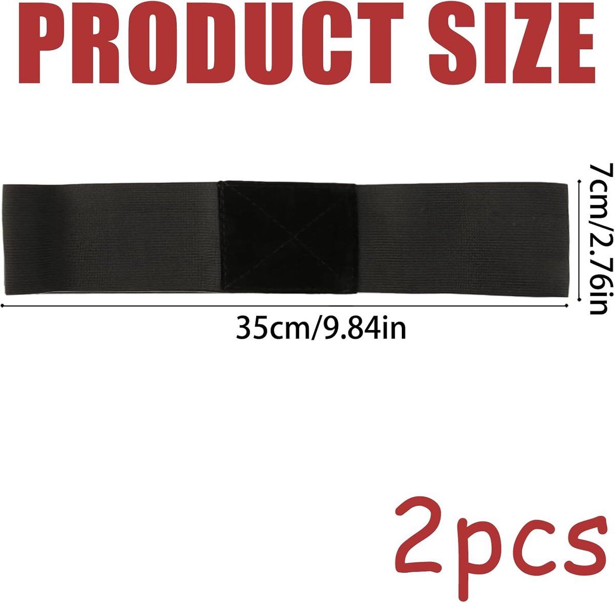 2 pieces - Golf Swing Training Band - golf swing training aids - golf swing trainer - golf training aids - golf accessories for beginners - for movement correction - for men, women and children - 35*7 cm - black - Image 5