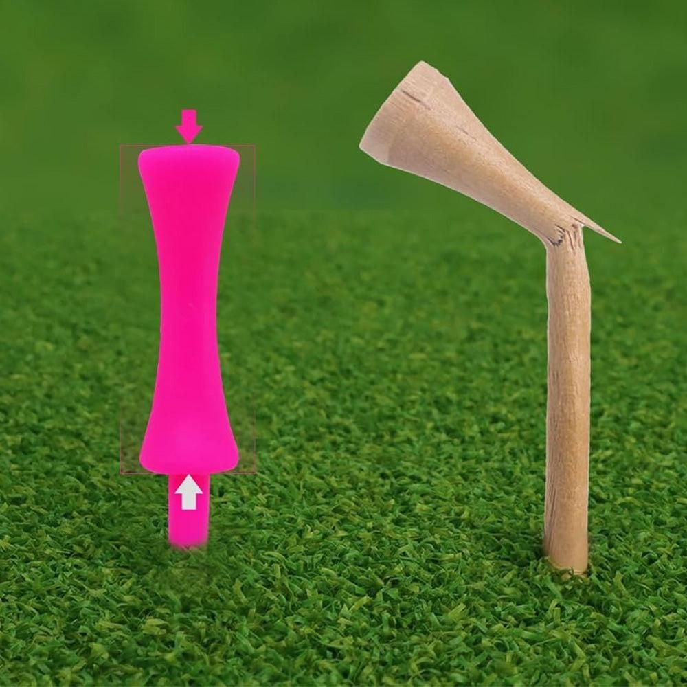 60Pcs Set Plastic Golf Castle Tees Step Down Colorful Tees for Practice - Image 6